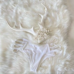 Blue Life Bikini Bottoms White XS